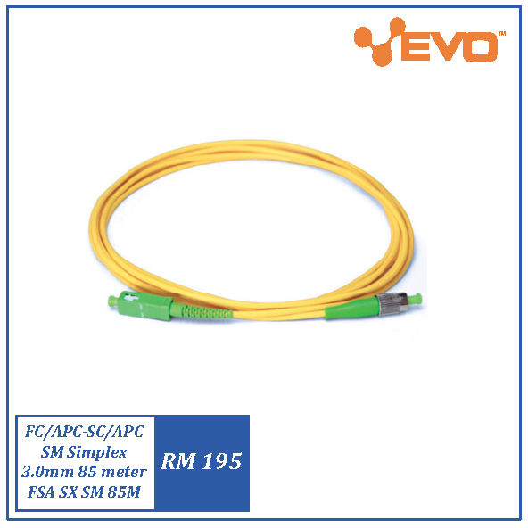 FC/APC - SC/APC SM SIMPLEX 3.0MM - 85 METER