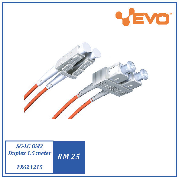 SC-LC OM2 DUPLEX   - 1.5 METER