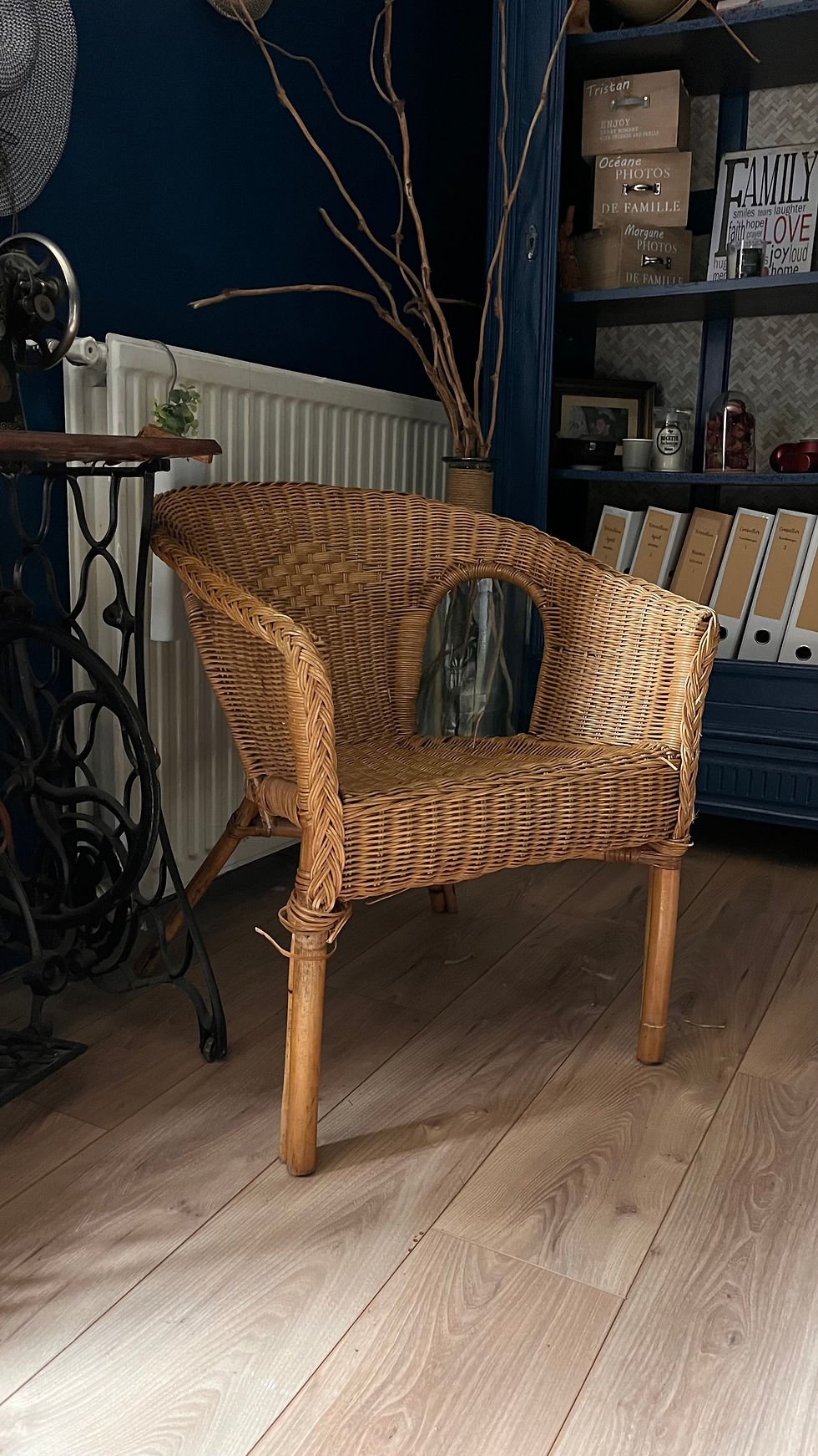 Chaise en rotin
