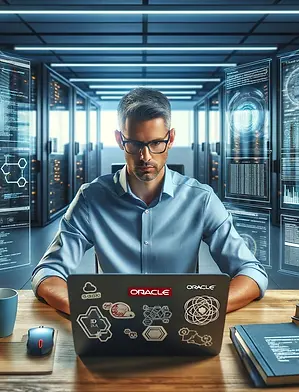 DALL·E 2024-05-22 12.02.34 - A professional and dynamic scene featuring an Oracle DBA (Dat