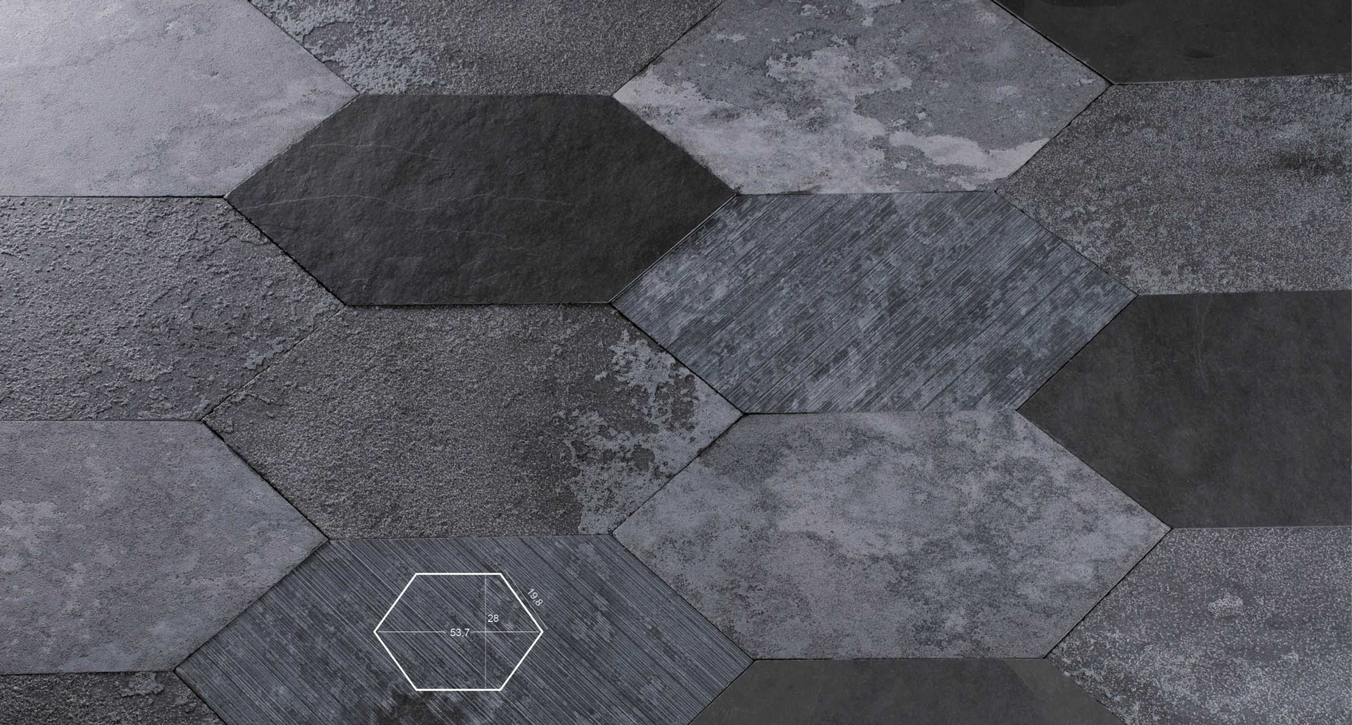 Натуральный камень Origami 2  37.8 х 37,8 cm