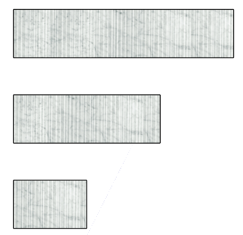 Миниатюра: Мрамор Raw Bianco Carrara 300-600-900 x 198 x 14 mm