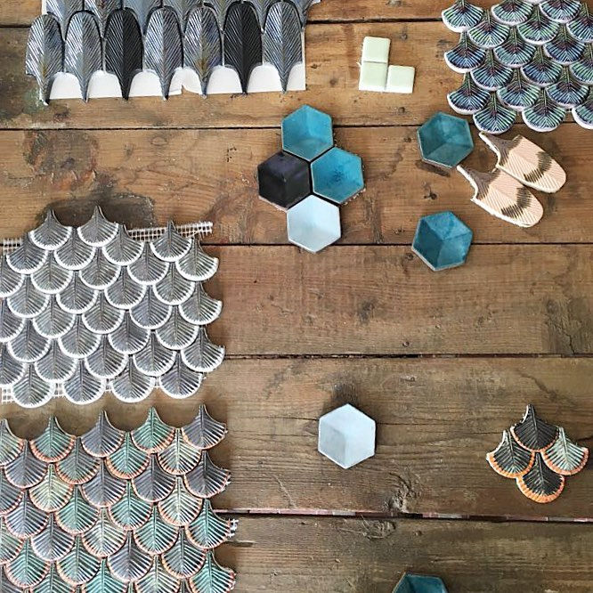 Миниатюра: Коллекция Plumage Tiles  (design CRISTINA CELESTINO 2016)