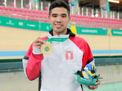 UNA MÁS PARA EL PERÚ: MEDALLA DE ORO EN LA COMPETENCIA DE CICLISMO