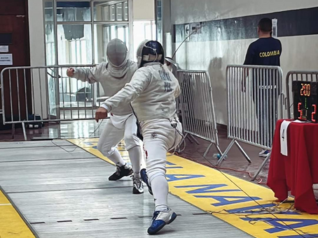 Jorge Canal, bombero y campeón de esgrima