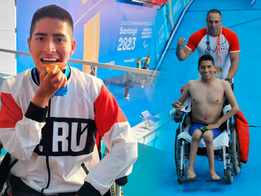 La joven promesa Rodrigo Santillán de los Juegos Parapanamericanos Santiago 2023