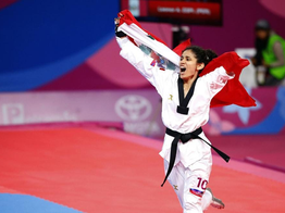 Angelica Espinoza gana el oro en parataekwondo en Santiago 2023