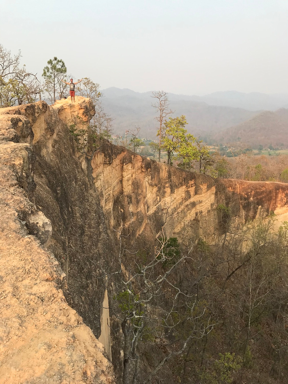 Pai canyon. hiking, Thailand