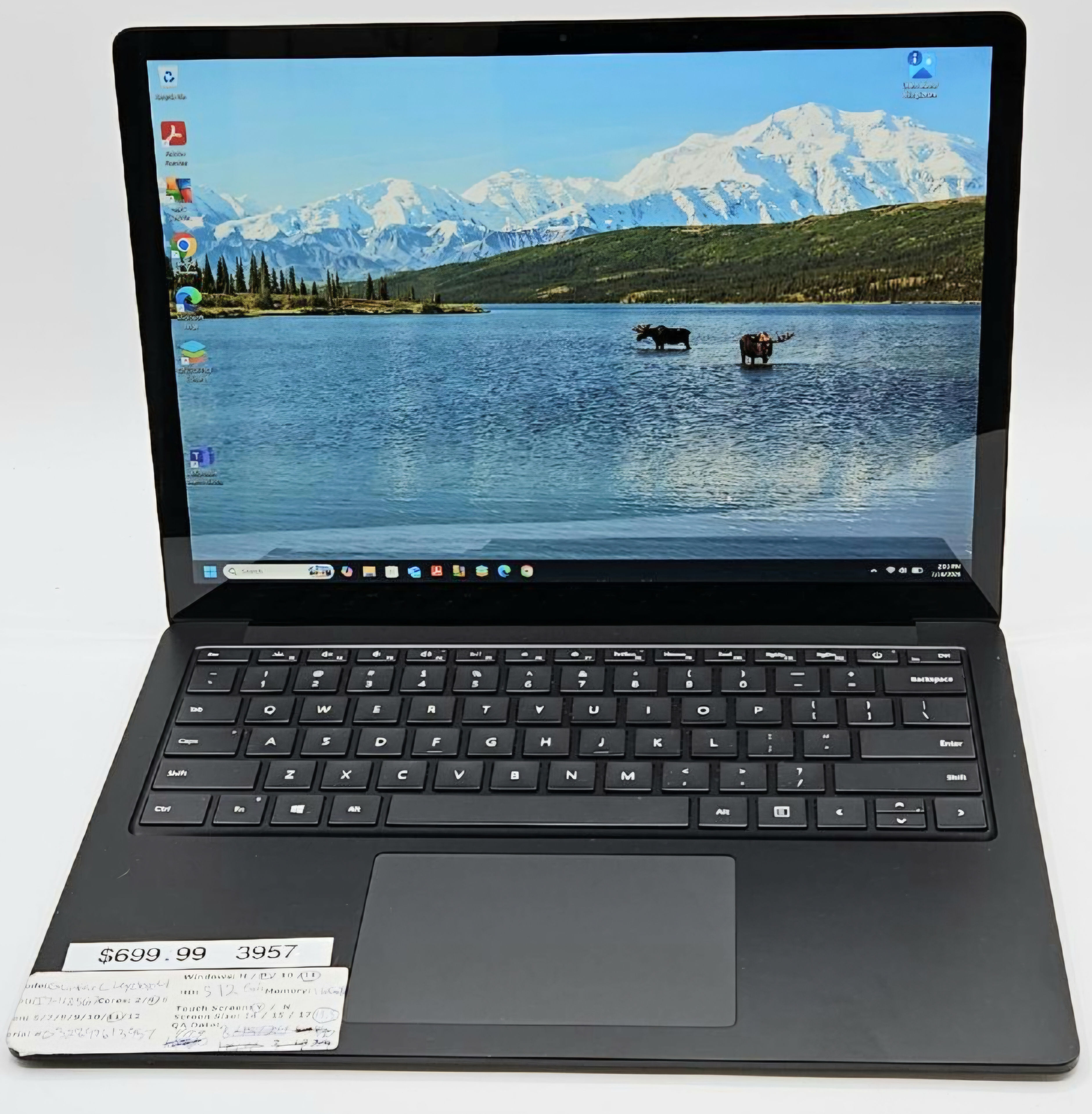 MICROSOFT SURFACE 4 1951 13.5" TOUCH i7 16GB MEM 512GB SSD WINDOWS 11 PRO