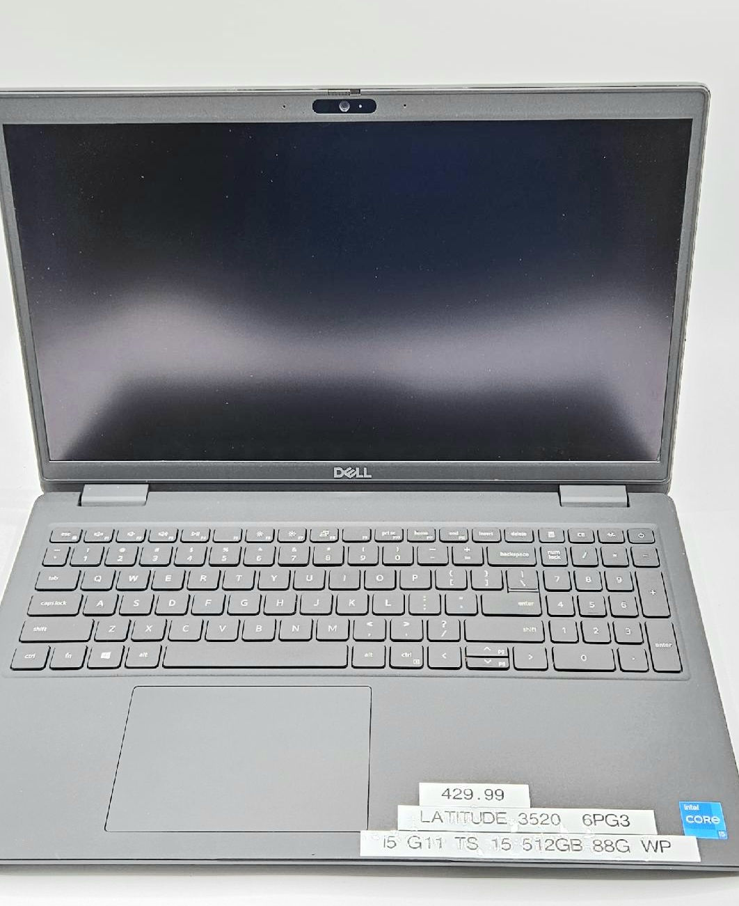 DELL LATUTIDE 3520 15" i5 8GB MEM 512GB SSD WINDOWS 11 PRO
