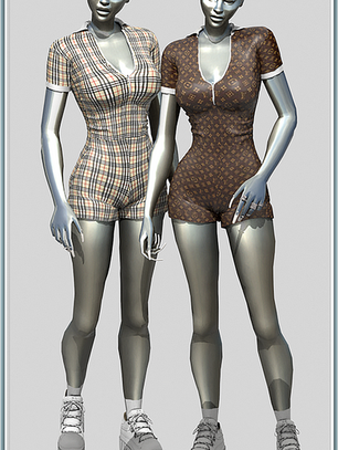 Olive Romper - Full Body FS04