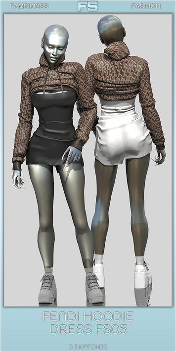 Fendi Hoodie - Dress FS05
