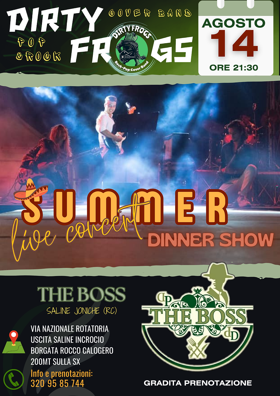 Dinner Live Show al The Boss