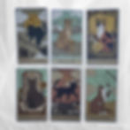 Cats Rule the Earth Tarot court cards.