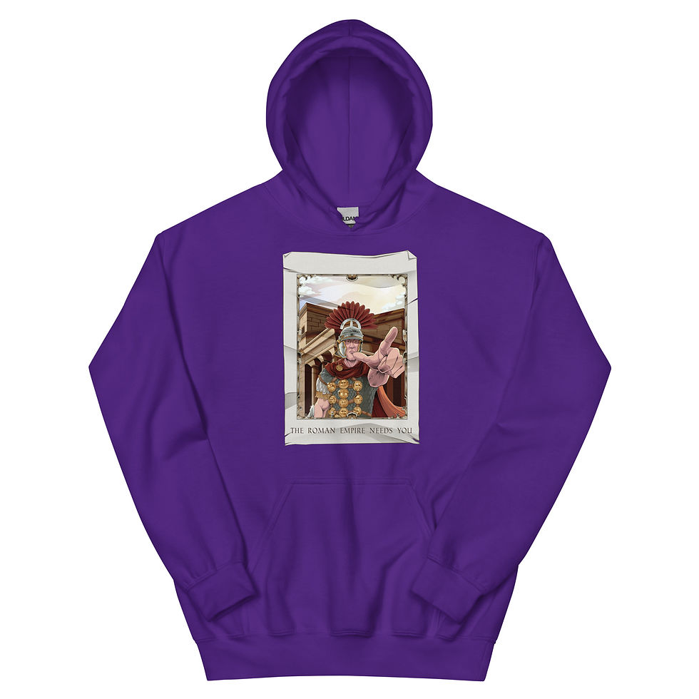 Thumbnail: (No Quote) The Roman Empire Needs You - Unisex Hoodie