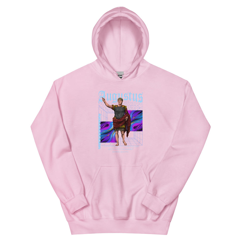 Thumbnail: I Found Rome a City of Bricks and Left it a City of Marble - Unisex Hoodie