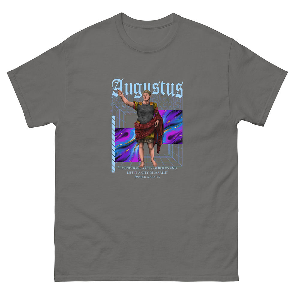 Thumbnail: I Found Rome a City of Bricks and Left it a City of Marble - Unisex classic tee