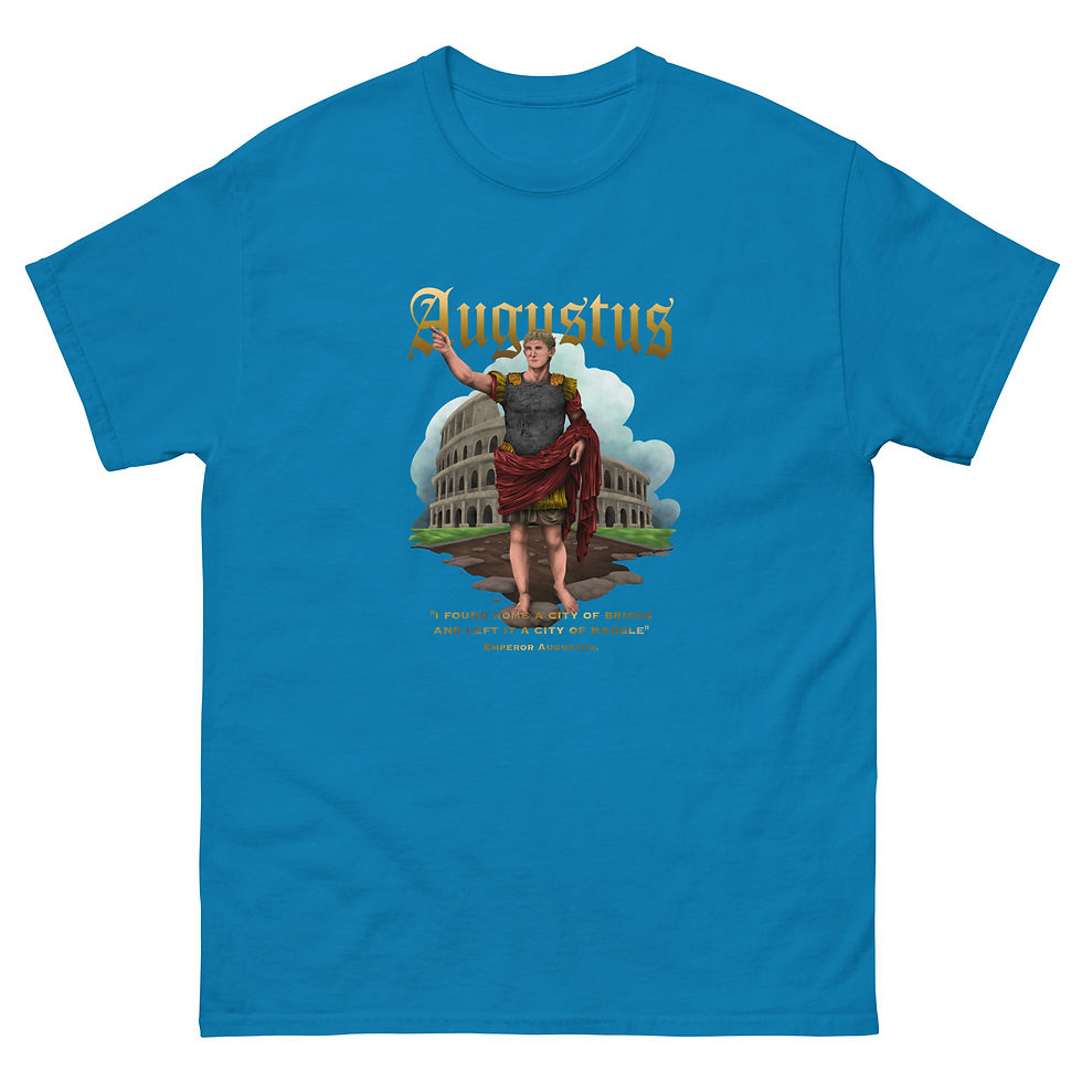 Thumbnail: I Found Rome a City of Bricks and Left it a City of Marble - Unisex classic tee