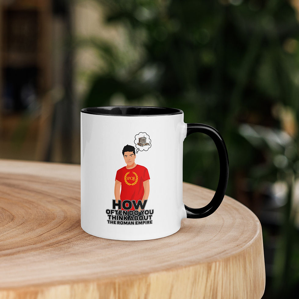Thumbnail: How Often Do You Think About The Roman Empire? - Mug with Colour Inside