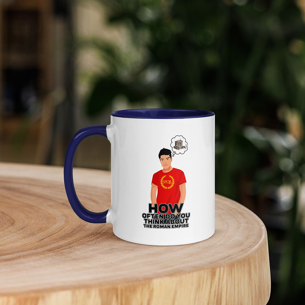Thumbnail: How Often Do You Think About The Roman Empire? - Mug with Colour Inside