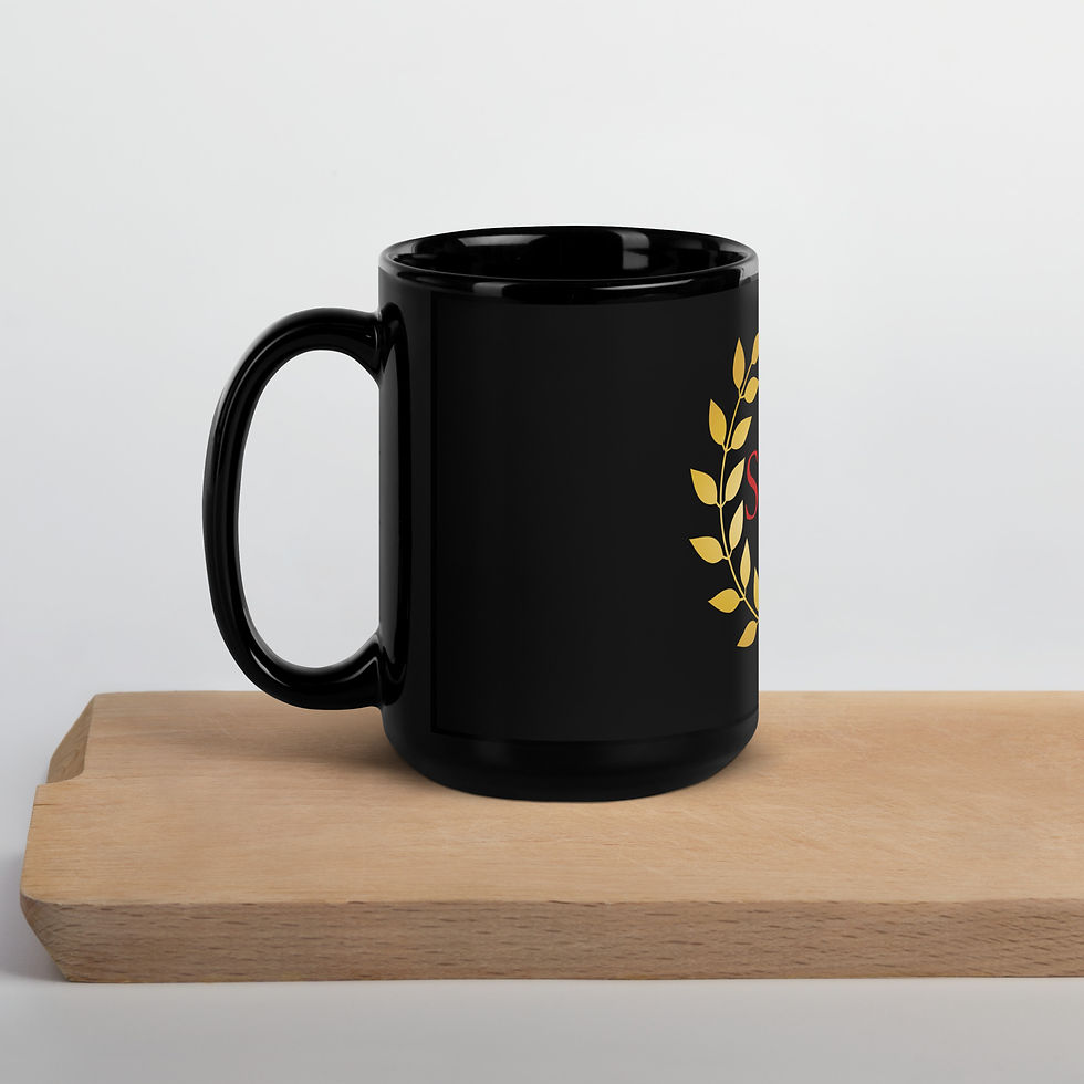 Thumbnail: SPQR - Black Glossy Mug
