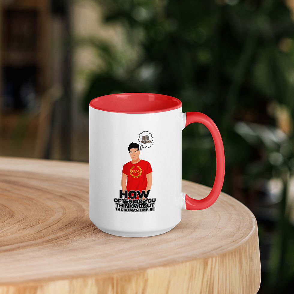 Thumbnail: How Often Do You Think About The Roman Empire? - Mug with Colour Inside