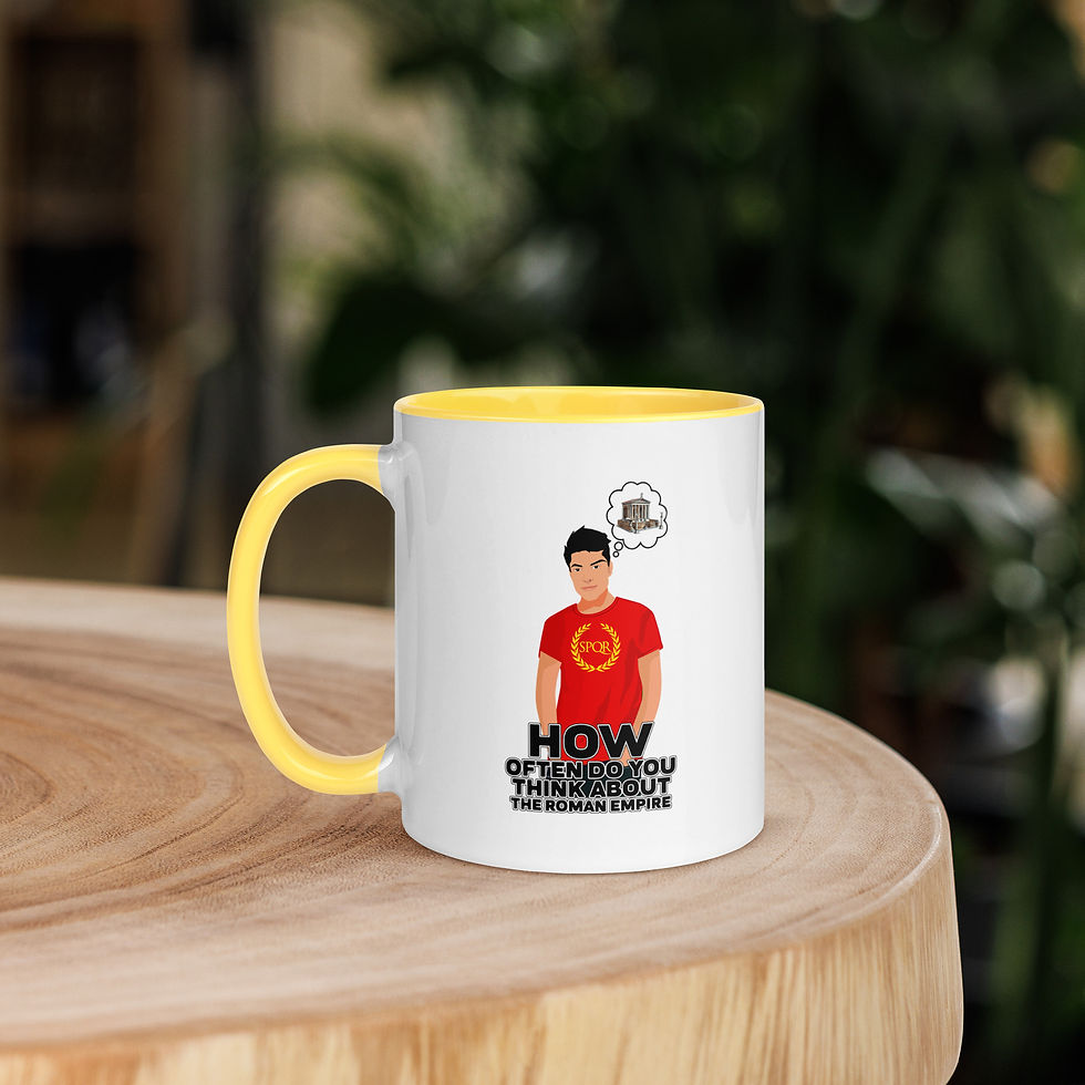 Thumbnail: How Often Do You Think About The Roman Empire? - Mug with Colour Inside