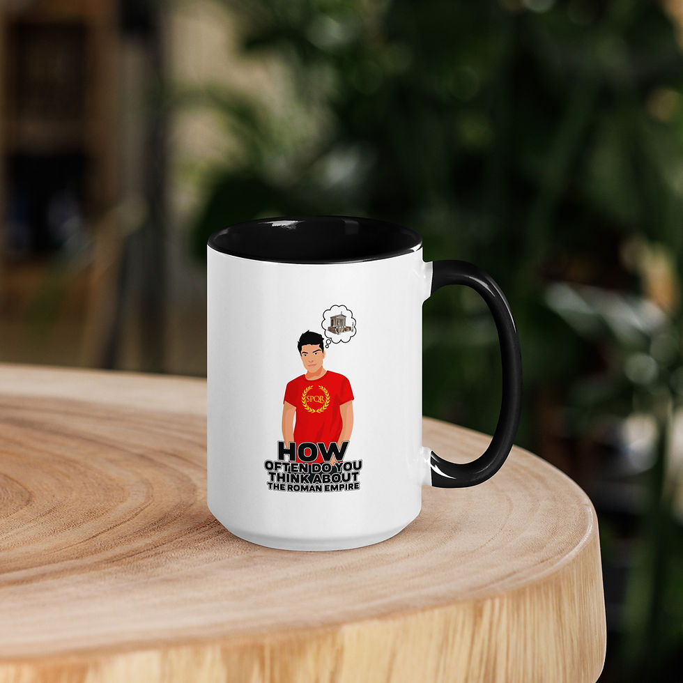 Thumbnail: How Often Do You Think About The Roman Empire? - Mug with Colour Inside