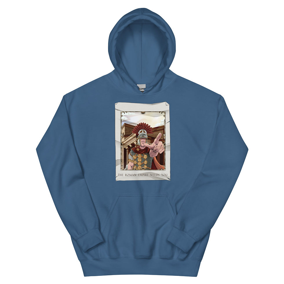 Thumbnail: (No Quote) The Roman Empire Needs You - Unisex Hoodie