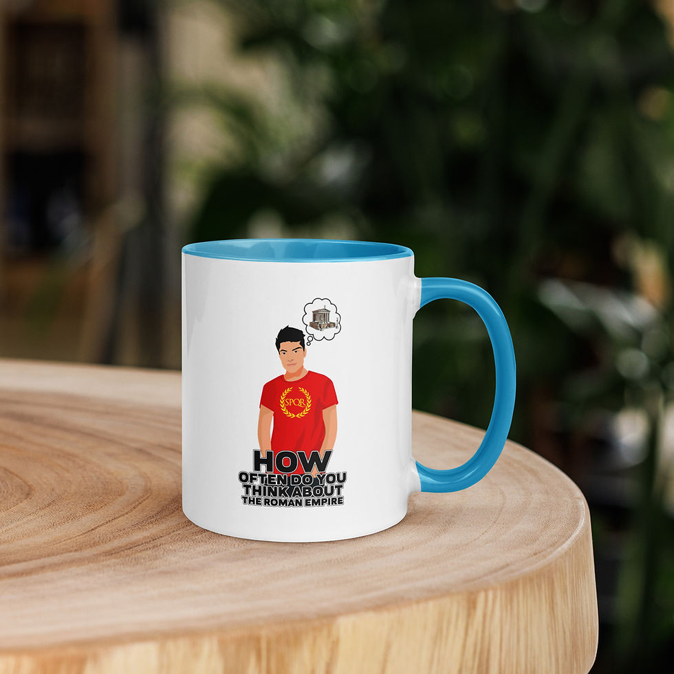 Thumbnail: How Often Do You Think About The Roman Empire? - Mug with Colour Inside