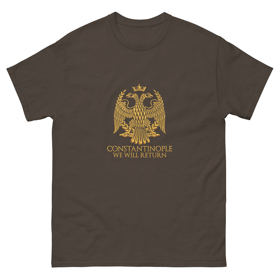 Constantinople We Will Return (Large Logo) - Unisex classic tee