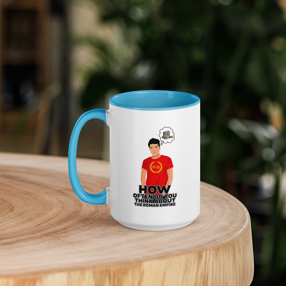 Thumbnail: How Often Do You Think About The Roman Empire? - Mug with Colour Inside