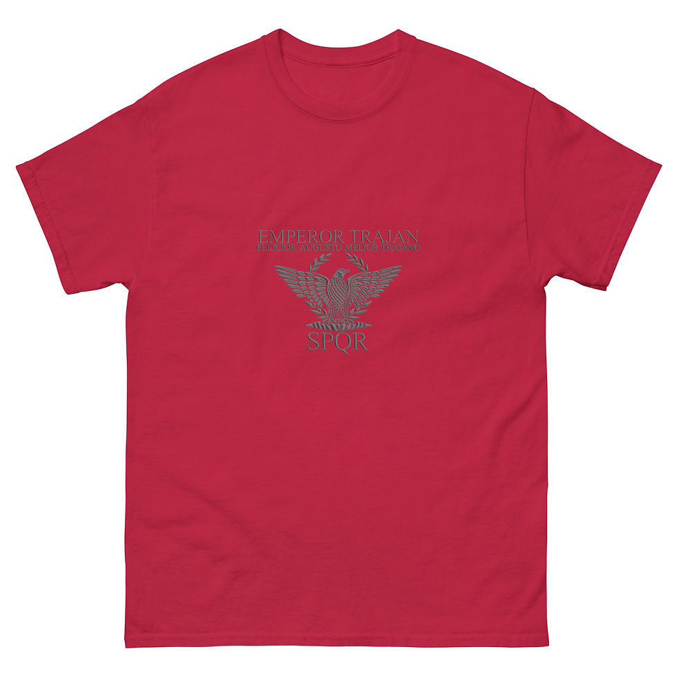 Trajan 'be more fortunate than Augustus better than Trajan - Unisex classic tee