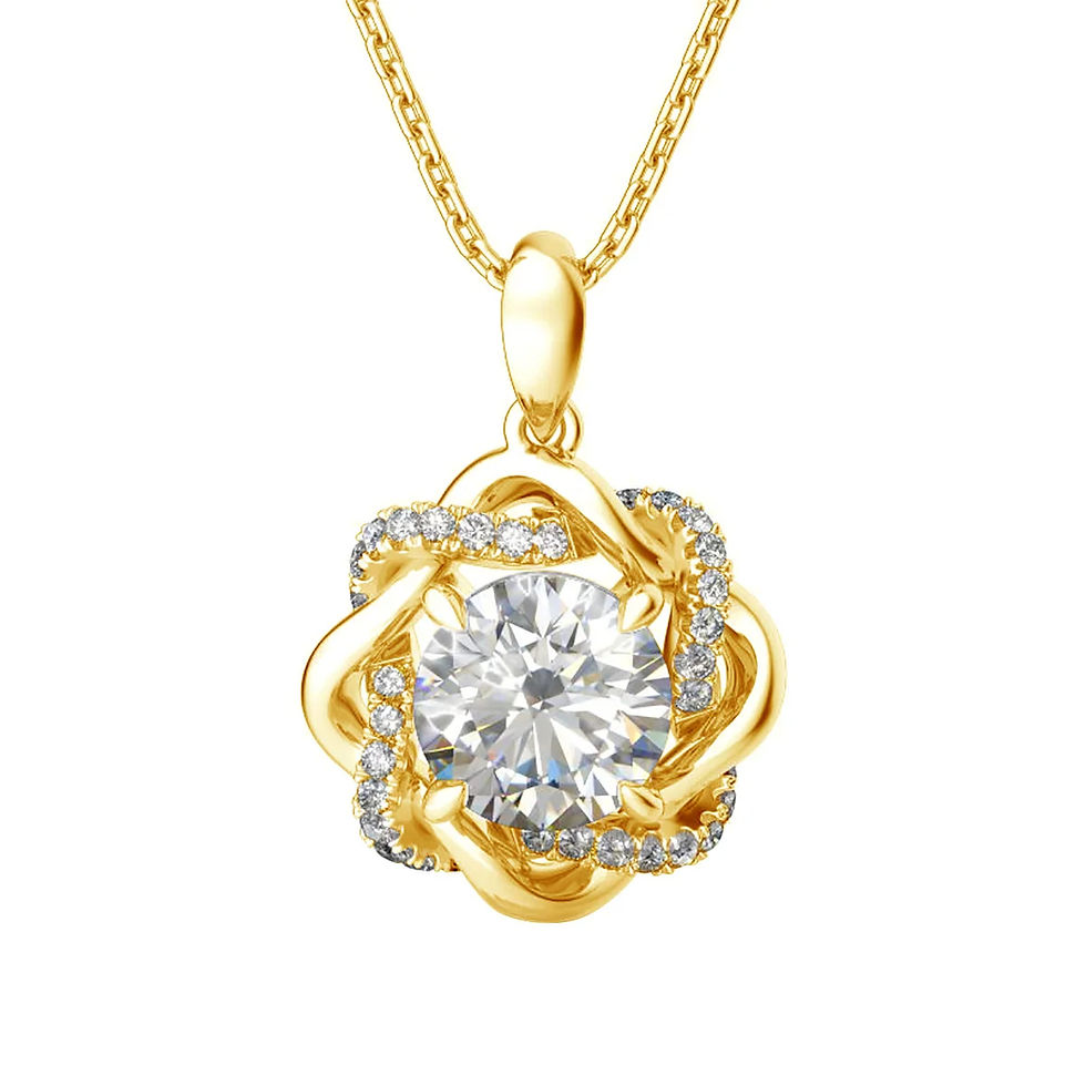 colar estrela de davi de moissanite