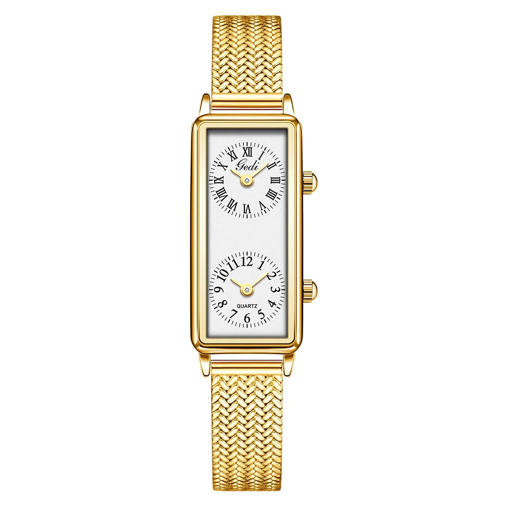 Relógio Feminino Retrô Retangular