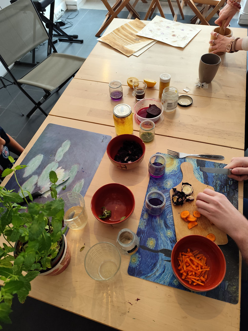 🎨🌿 ENJOY! Atelier Aquarelle & Peinture Végétale ✨ avec Bénédicte