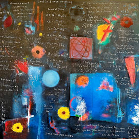 Acts of Gods, Acts of Man, oil on canvas, 60x66