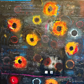 Something Only You Can Know, oil and gauze on canvas