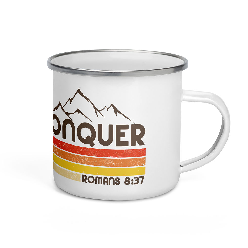 Thumbnail: Retro Made to Conquer Enamel Mug