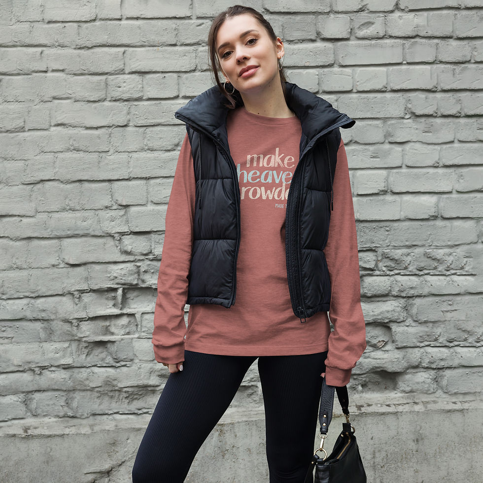 Thumbnail: Make Heaven Crowded Boho L/S Tee