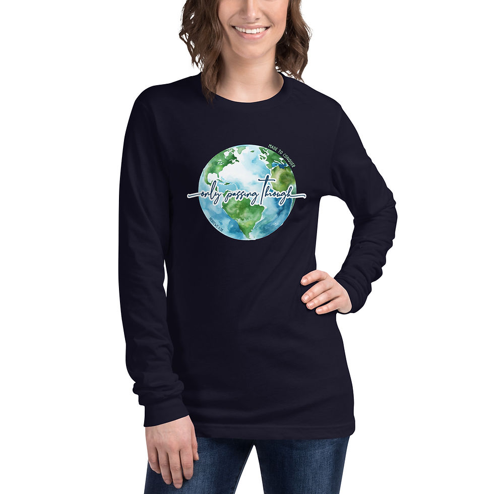 Thumbnail: Passing Through Long Sleeve T-Shirt - Unisex