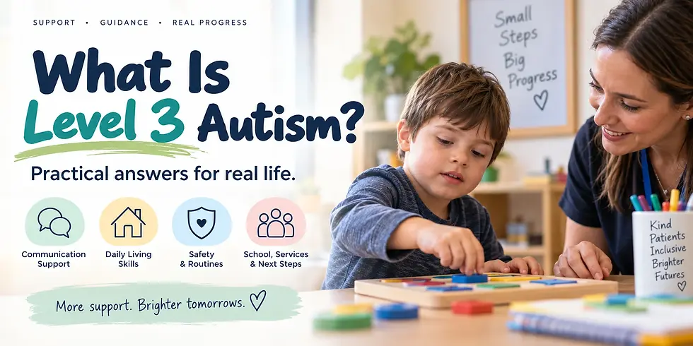 Level 3 Autism: What It Looks Like, School Support, and New Jersey Resources