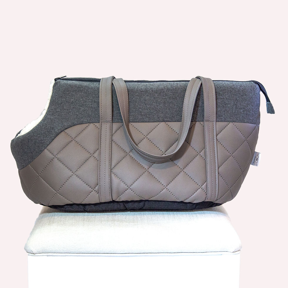 Thumbnail: Vegan Leather & Plush Carrier - FLINT