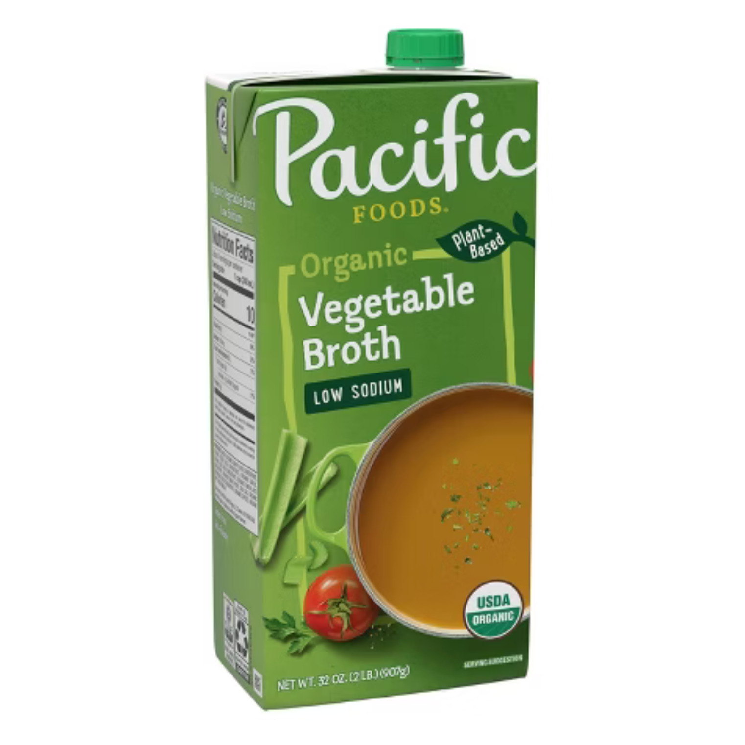 Pacific - Organic Low Sodium Vegetable Broth 12 x 32 oz