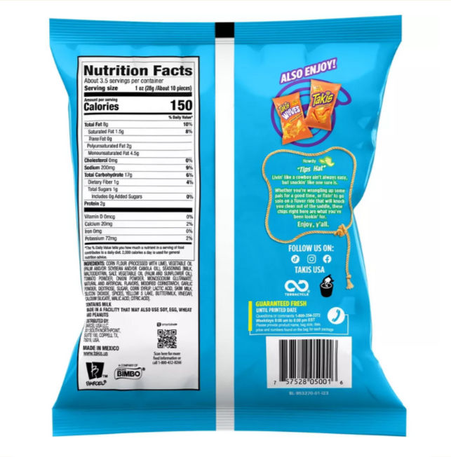 Thumbnail: Takis - Buckin Ranch 20 x 3.25 oz