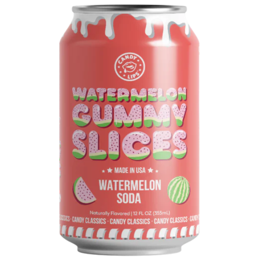 Candy Lips - Watermelon Gummy Slices 12 x 12 oz