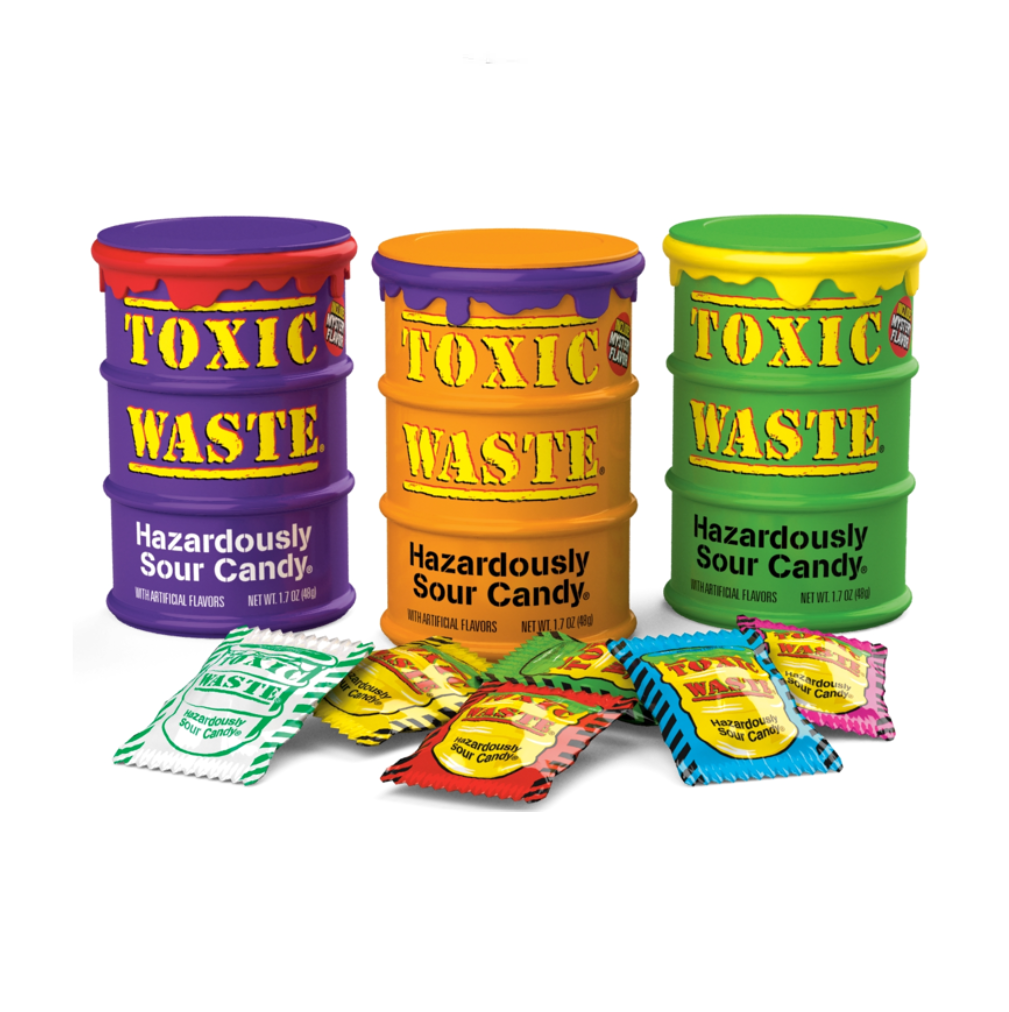 Toxic Waste - Colored Drums 12 x 12 x 1.7 oz