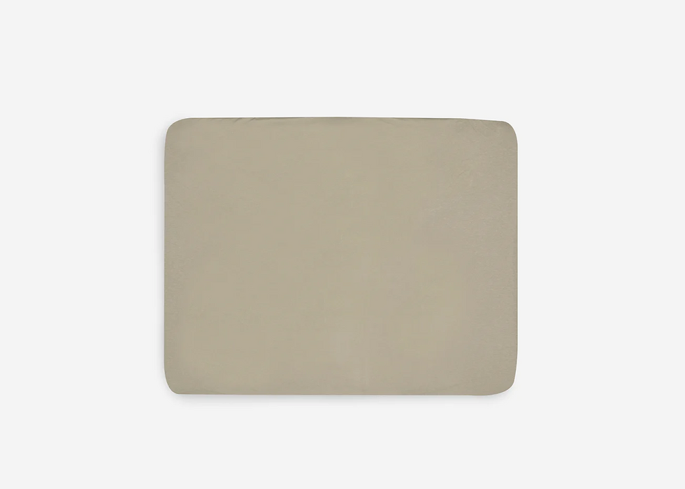 Thumbnail: Jollein - Hoeslaken Boxmatras Jersey 75x95cm Olive Green
