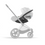 Thumbnail: Cybex - Cloud T-iSize (Platinum White Plus)