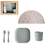 Thumbnail: (DP) Mushie - Giftbox dinnerware square (sage)